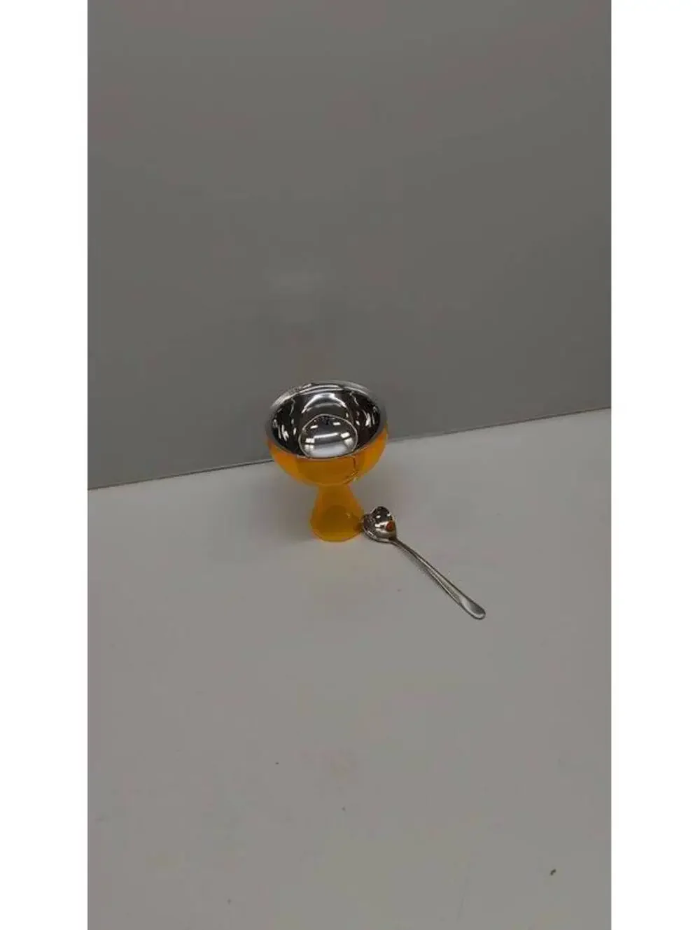 A di Alessi Big Love Bowl and Spoon Orange